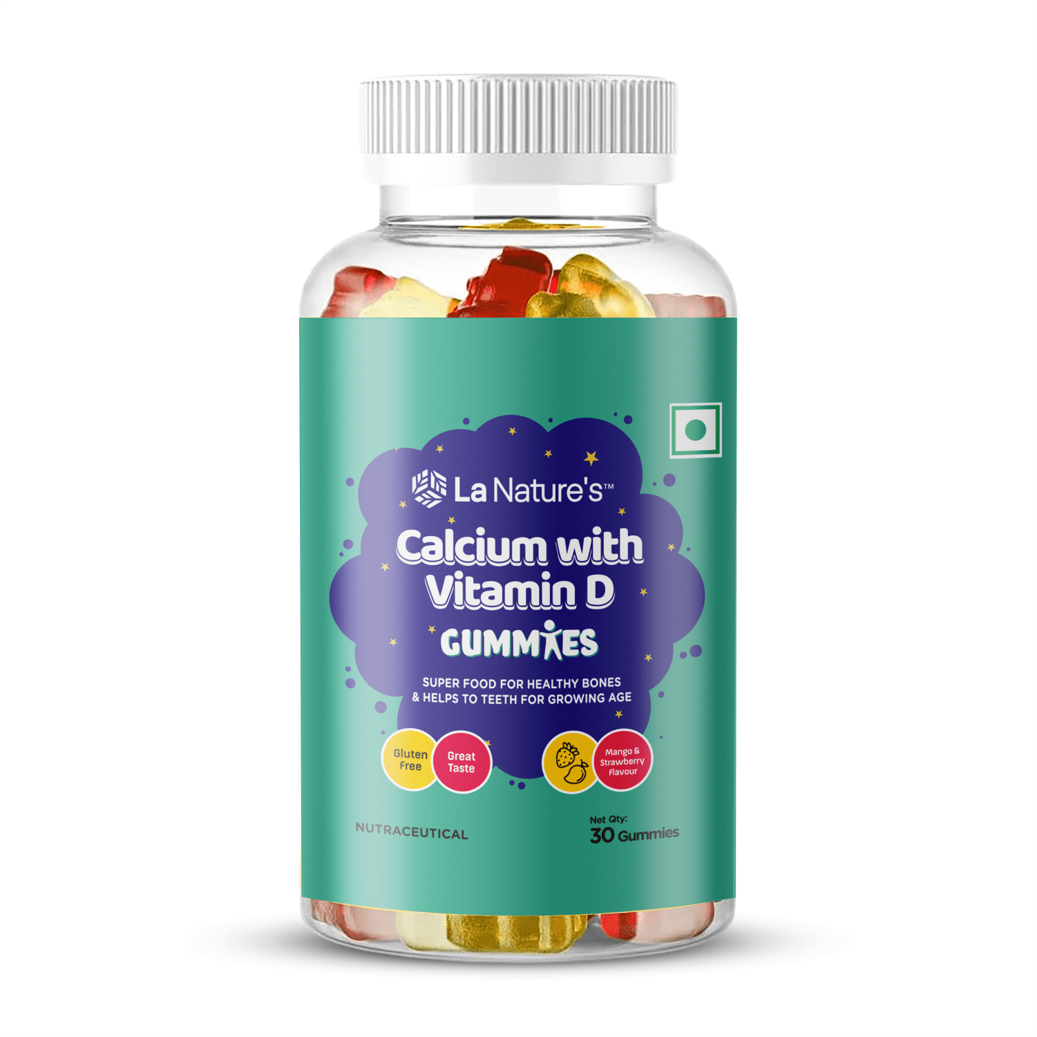 Calcium Vitamin D Gummies for Kids and Adults